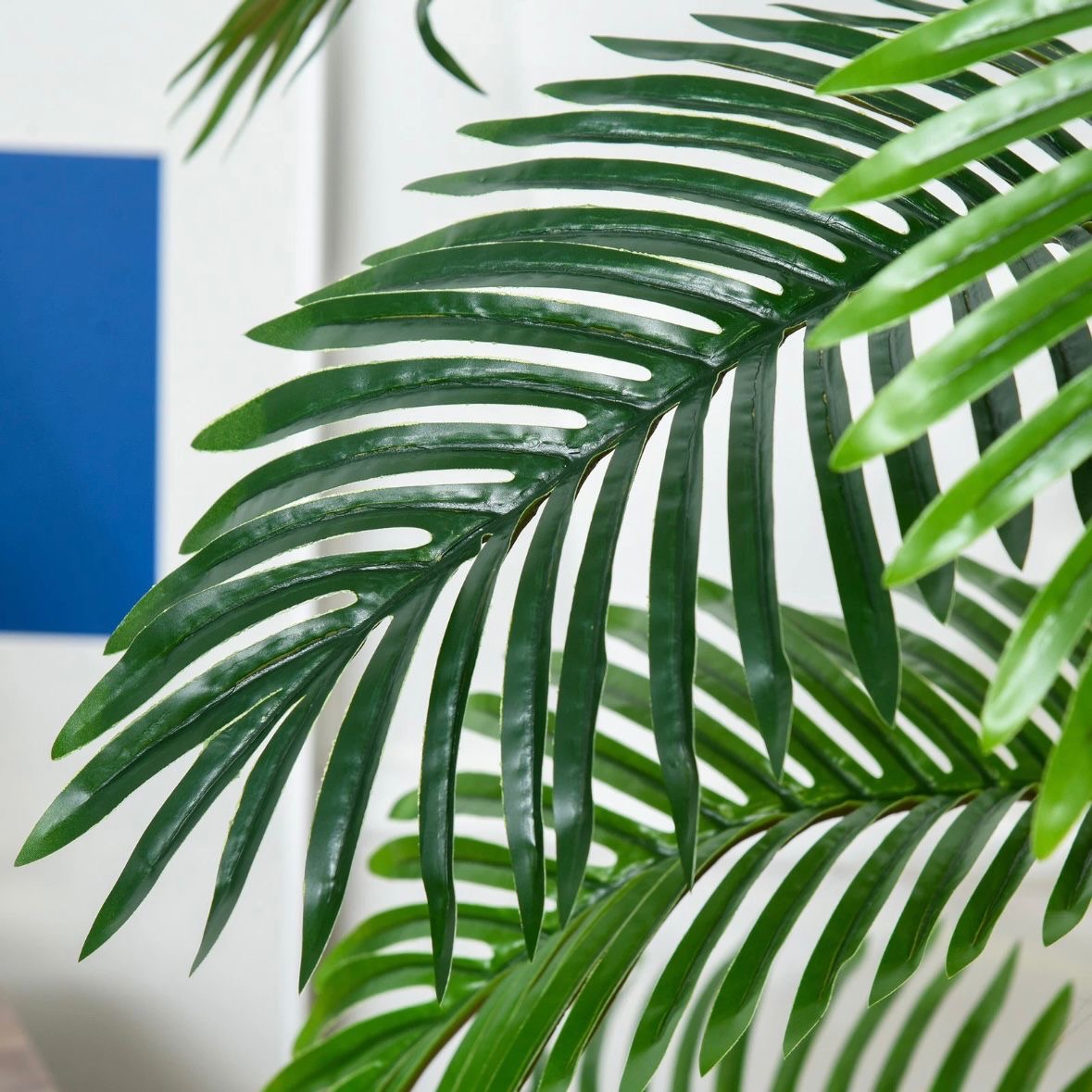 Kunstpflanzen Topf 120cm Palme Kunstpflanze Kunstbaum Zimmerpflanze