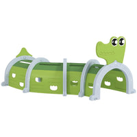 Krabbeltunnel Kinderspielzeug Spieltunnel 194cm Krokodiltunnel