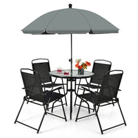 Gartenmöbelset Balkonmöbel Bistroset Schirm Gartentisch Gartenstühle