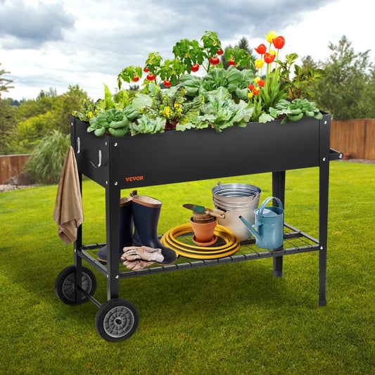 Hochbeet Pflanzkasten Frühbeet Pflanzbeet Gemüsebeet Pflanzenwagen