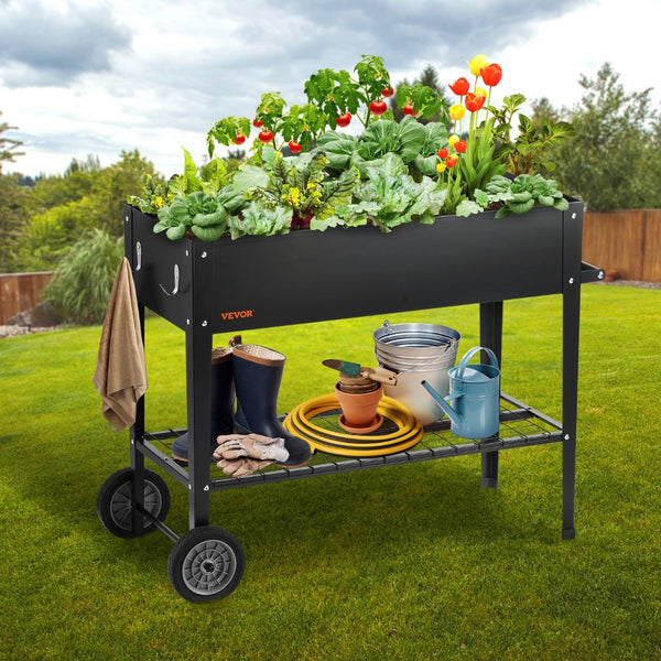 Hochbeet Pflanzkasten Frühbeet Pflanzbeet Gemüsebeet Pflanzenwagen