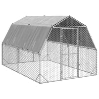 Hühnerkäfig Voliere Hühnerstall Gehege Outdoor 2,5×4×2,25m