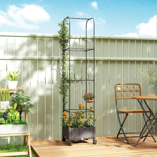 Hochbeet Blumenkasten Gartenbeet Pflanzenbeet Gartenpflege