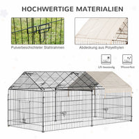 Freigehege Kleintiergehege Laufgitter Gehege 220x103x103cm