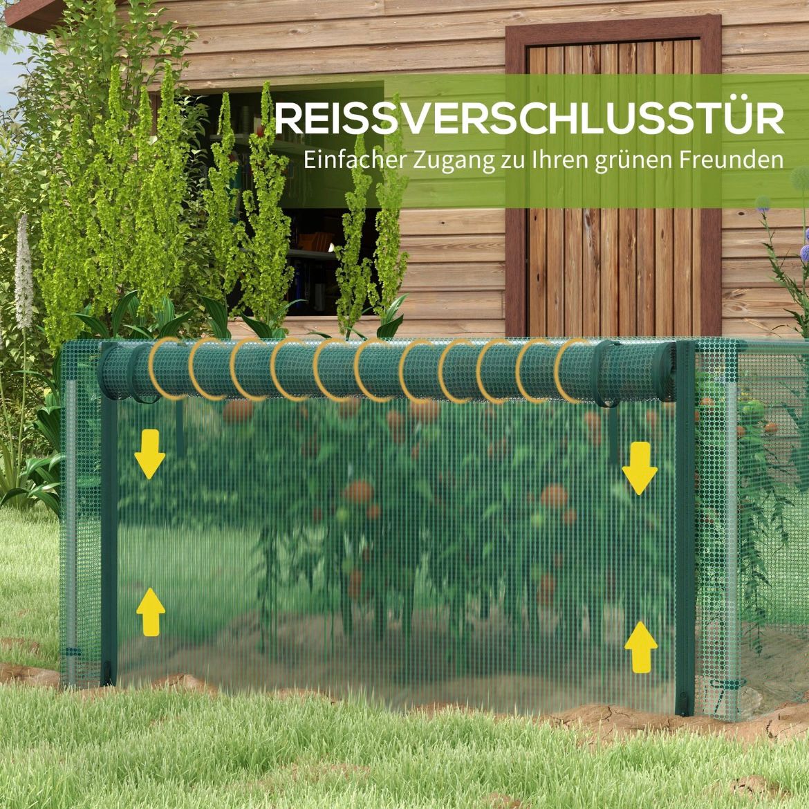 1,25x3,73m Gartennetz Pflanzenschutz Gartenzubehör Gartenzelt