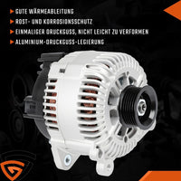 Lichtmaschine Generator 180-A Für Audi A6 4F C6 2.7 3.0 TDI BJ 04-11