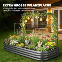Hochbeet Rankgitter Pflanzkasten Handschuhe Gartenpflege Pflanzenbeet
