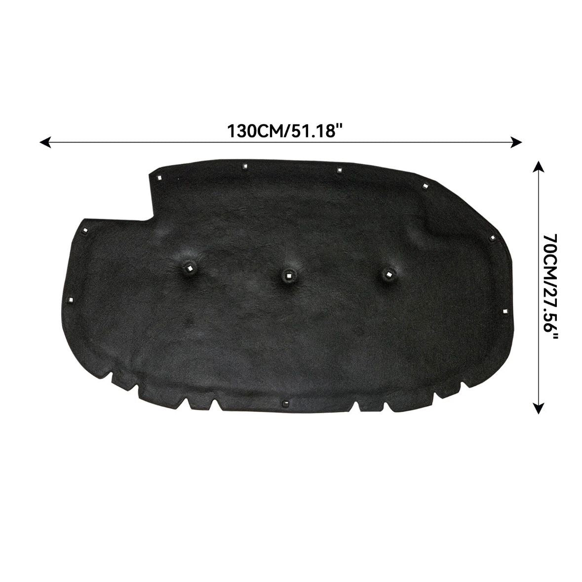 Dämmatte für VW GOLF 7 VII Motorhaube Schalldämmmatte Motorhaubendämmung
