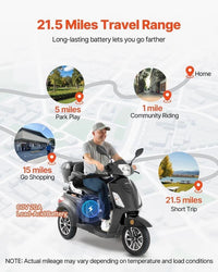 Elektromobil Seniorenmobil Dreirad 1000W 60V 35km Reichweite