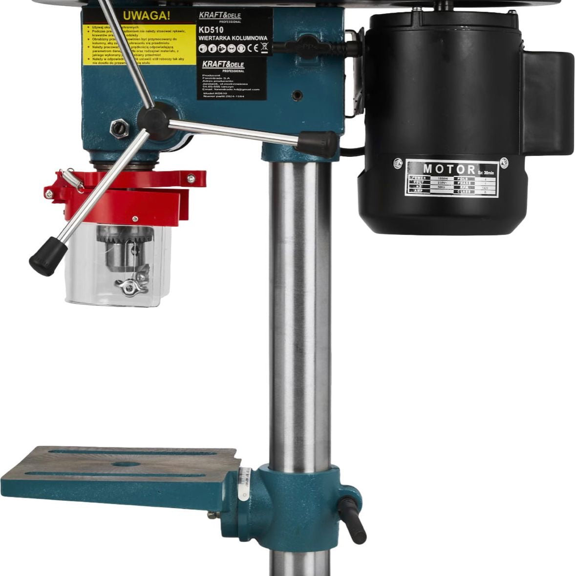 Säulenbohrmaschine 1550W Bohrer Bohrmaschine Standbohrmaschine Maschine