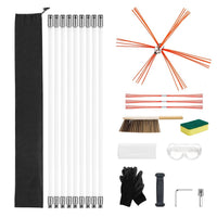 Ofenrohrbürste Schornsteinbürste Kaminbürste Schornsteinreinigungs-Set 9m