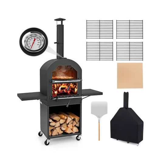 Holzofen Pizzaofen Gartenofen Pizzastein Ofen