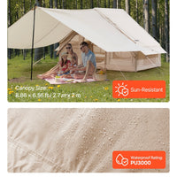 Aufblasbares Zelt Campingzelt 3x2x2m Handpumpe Camping