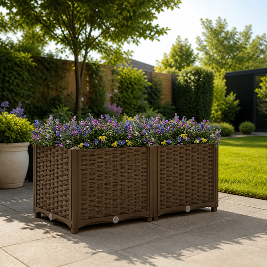 Hochbeet Gartenbeet Frühbeet 
Pflanzenbeet