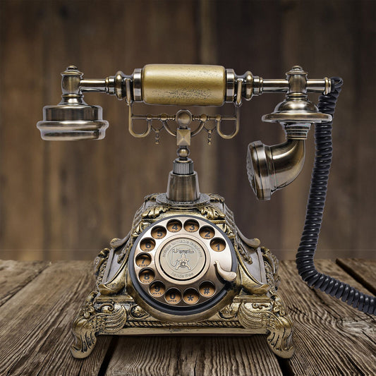 Retro Telefon Schnurgebunden Nostalgie Festnetz Tischtelefon Wohnzimmer