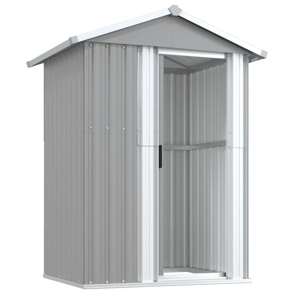 Geräteschuppen 126x97,5x177cm Verzinkt Gartenhaus Schuppen Metall Gartenmöbel