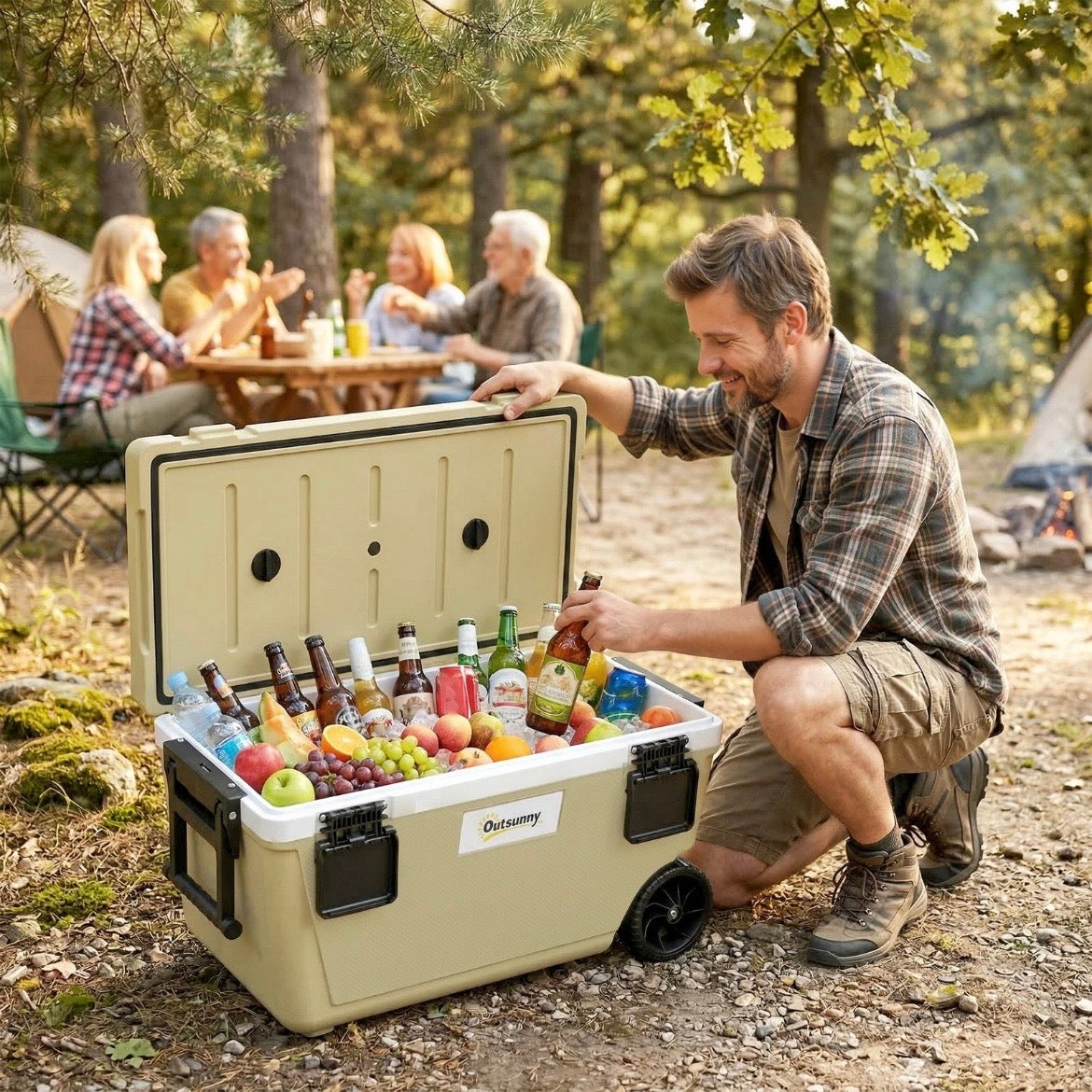 Kühlbox 70L Passive Thermobox Kühlung Aufbewahrungsbox