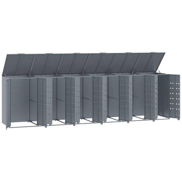 Mülltonnenbox 6x Mülltonnen Tonnen Müllboxen Tonnenbox