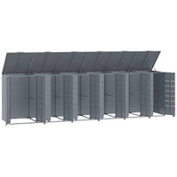 Mülltonnenbox 6x Mülltonnen Tonnen Müllboxen Tonnenbox