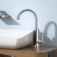 Elektrischer Wasserhahn 3000W Durchlauferhitzer 360° LED Küchengeräte Küche