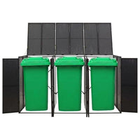 2x Mülltonnenbox 3x Mülltonnen Tonnen Müllboxen Tonnenbox