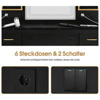 BarberPub Friseurplatz Schubladen Spiegelschrank Friseurschrank