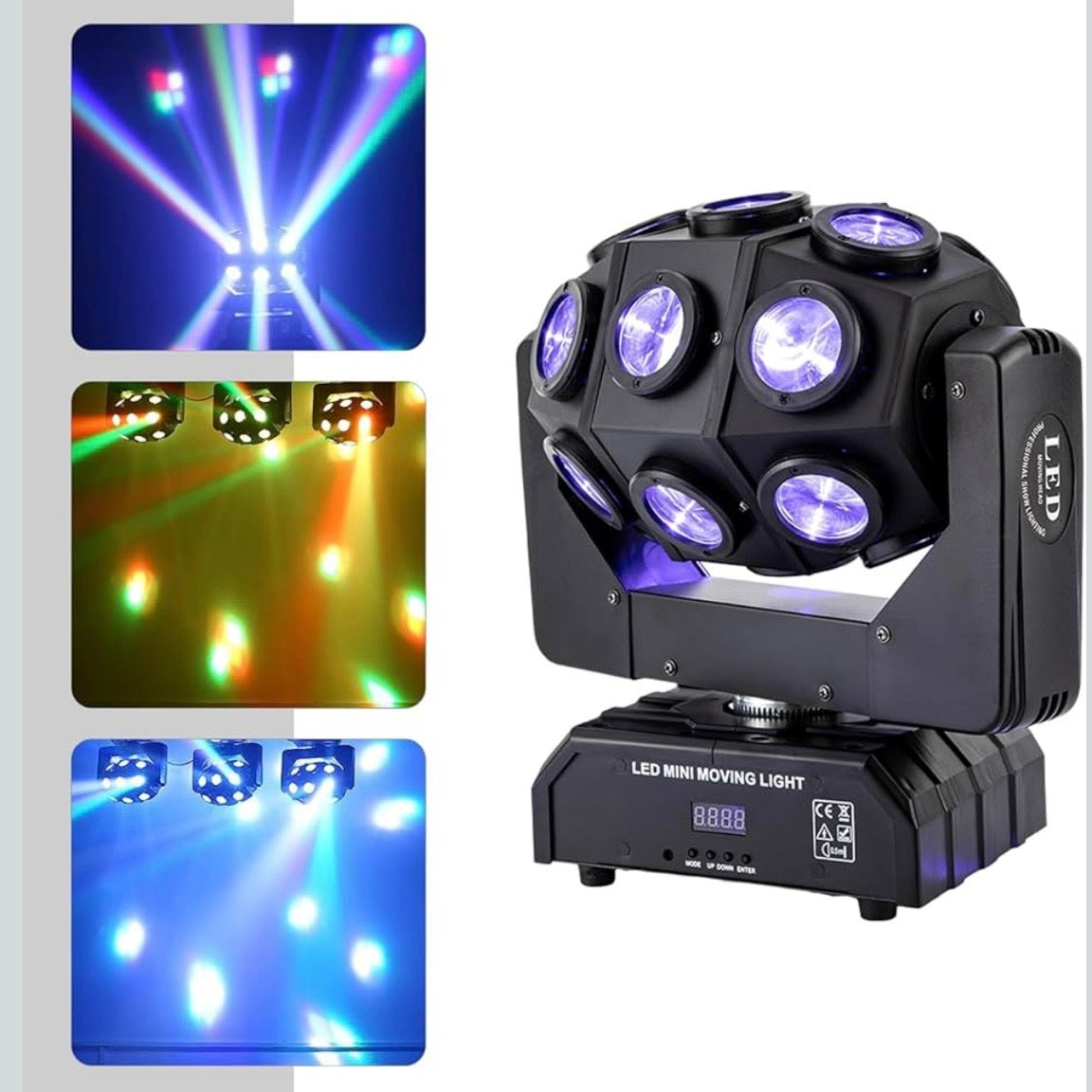 Discolicht Partylicht LED Projektor Disco Lichter Effektstrahler