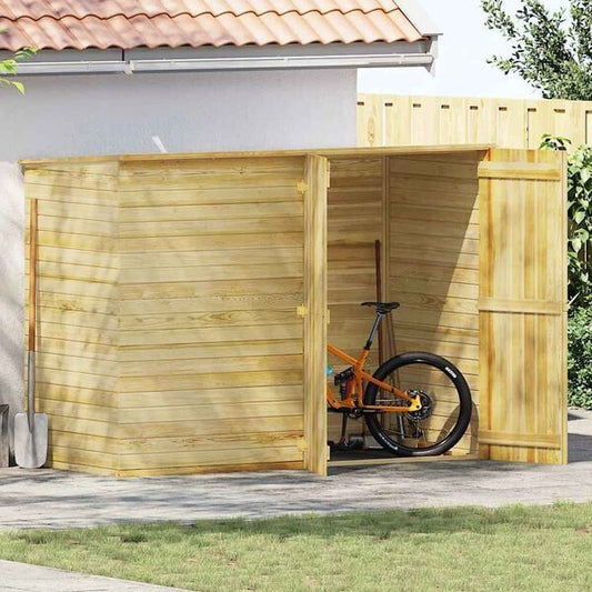 Holzgarage Fahrradhaus Holzhütte Gartenhütte Gartenhaus