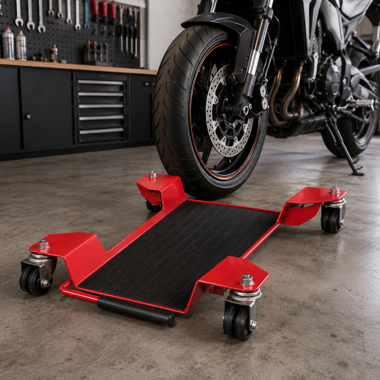 Motorrad Rangierhilfe Rangierplatte Kfz Rangier Platte