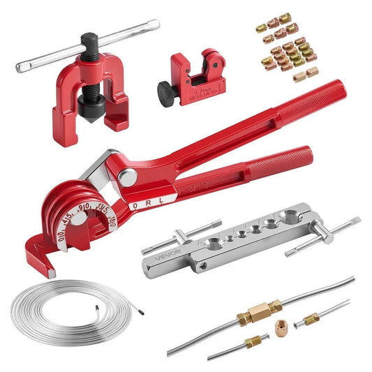 Bremsleitungs Reparaturset Bördelgerät Set 3/16” 7,6m Leitung Werkzeug