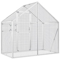 Alu Voliere Vogelkäfig Vogelvoliere Freilaufgehege Vogelhaus 179×100×185cm
