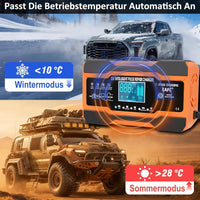 12V Autobatterie Ladegerät 12A Smart Schnellladegerät KFZ