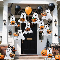 12x Halloween Deko Geister Aufblasbar  Dekoration Partydeko