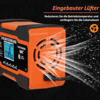 12V Autobatterie Ladegerät 12A Smart Schnellladegerät KFZ