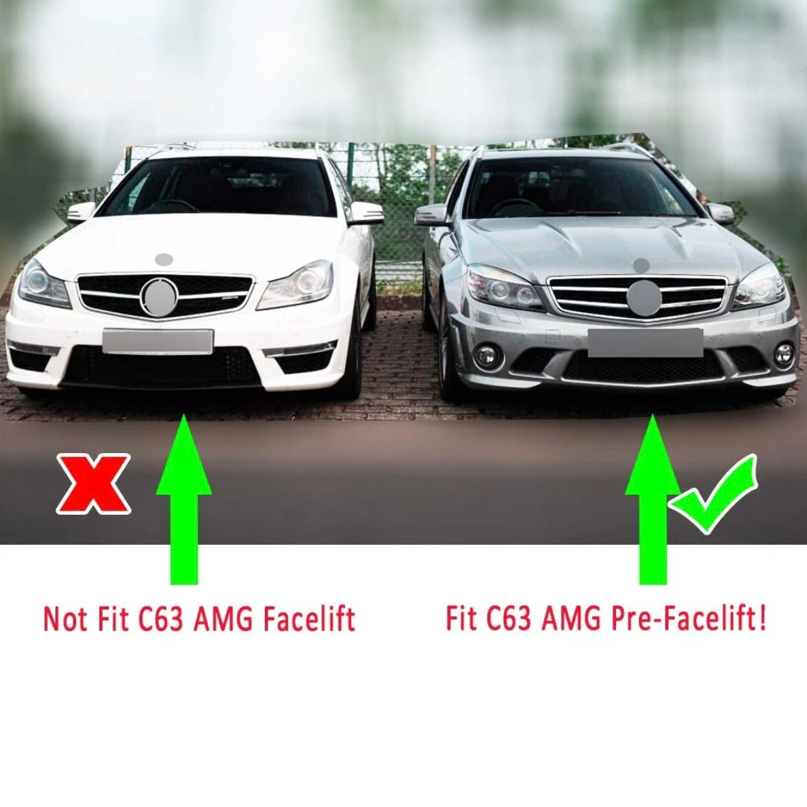 Spoilerlippe Frontspoiler Für Mercedes C-Klasse W204 2007-2010