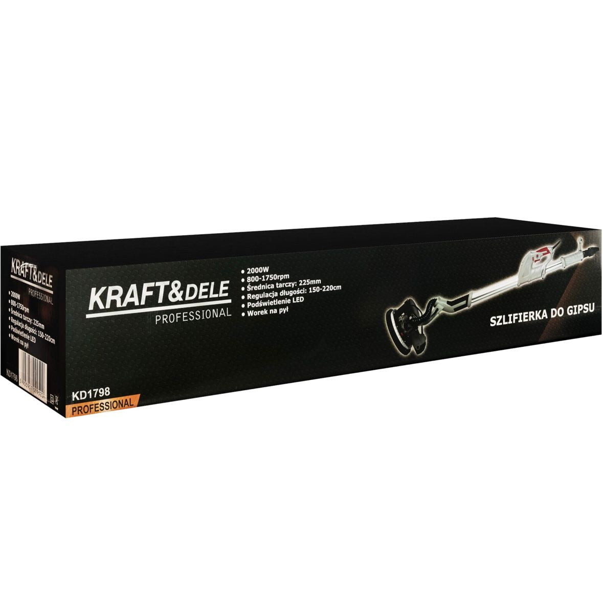 Langhalsschleifer 2000W mit LED Schleifer Trockenbauschleifer Giraffenschleifer