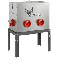 Futterautomat Hühner 18kg Fressplatz Nutztiere Landwirtschaft Automat