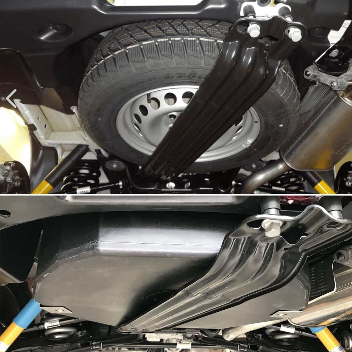 Passend für VW Multivan 5 6 T5 T6 7H Nachrüstsatz Reserveradhalterung