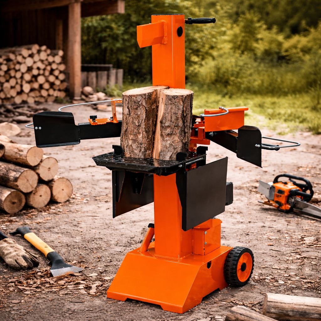 Holzspalter 8t 3500W Spalter Forstmaschine Holz Spaltmaschine