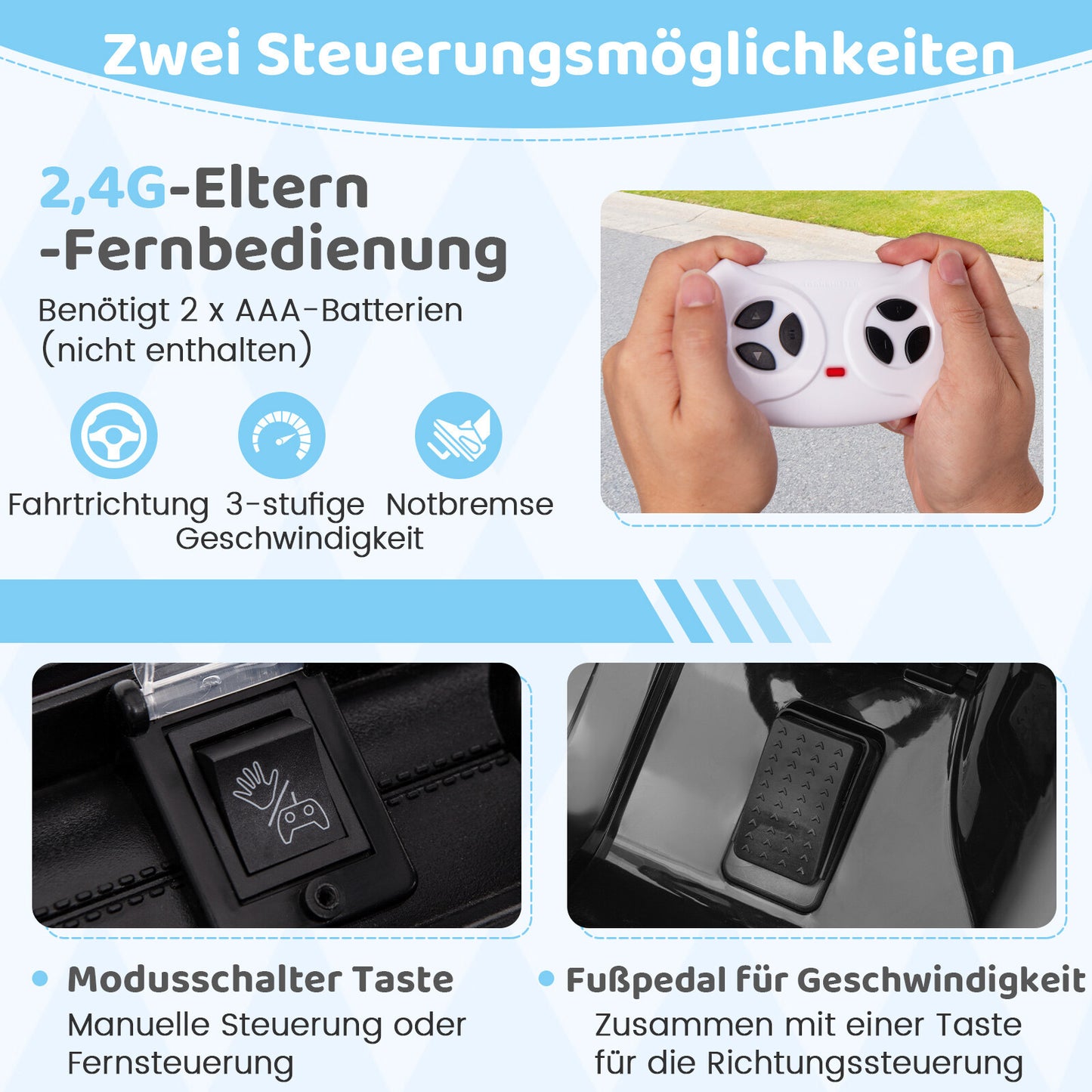 Elektroauto Kinderauto Kinderfahrzeug Outdoor Spielgeräte Auto Fahrzeug