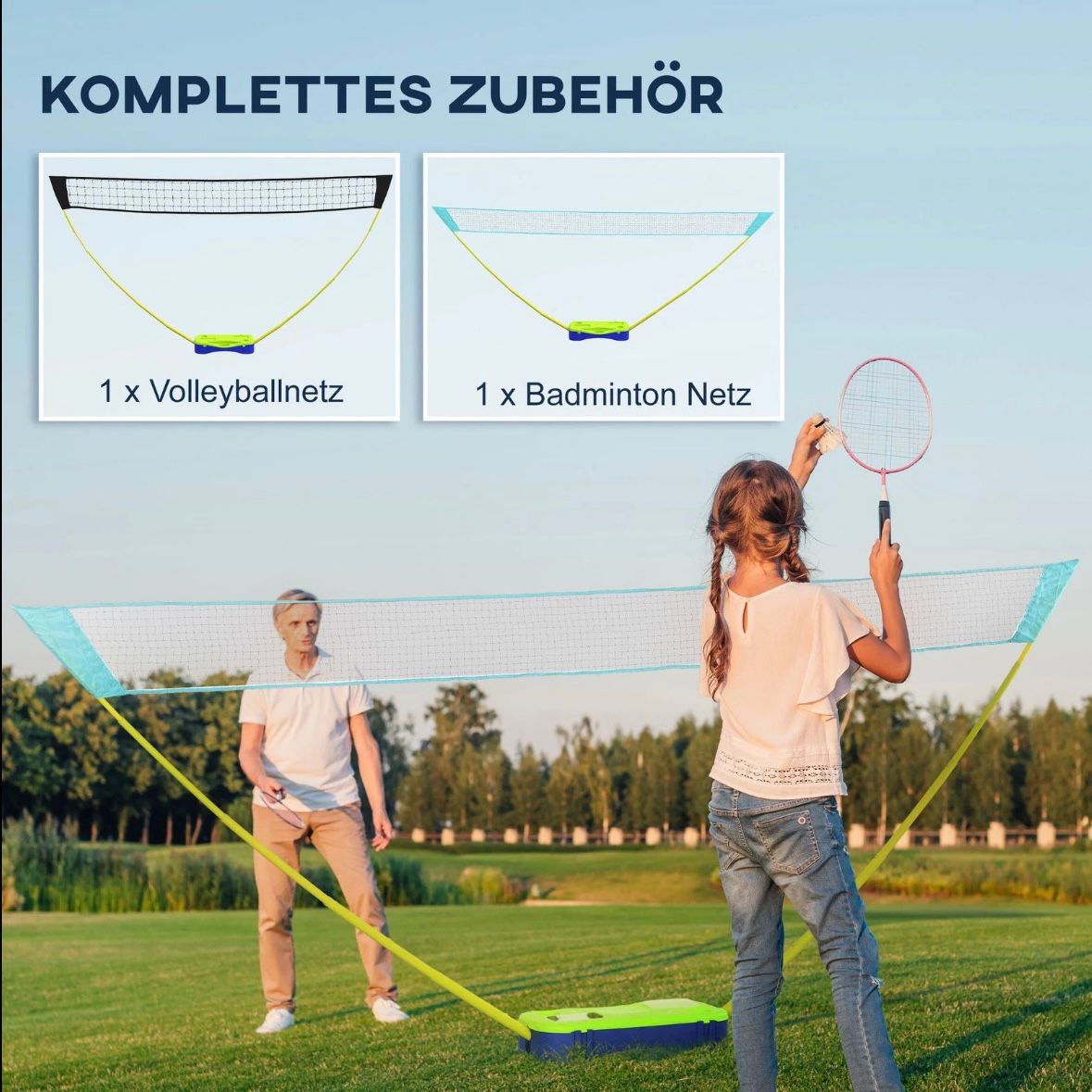 Badmintonnetz Volleyballnetz  Tragetasche