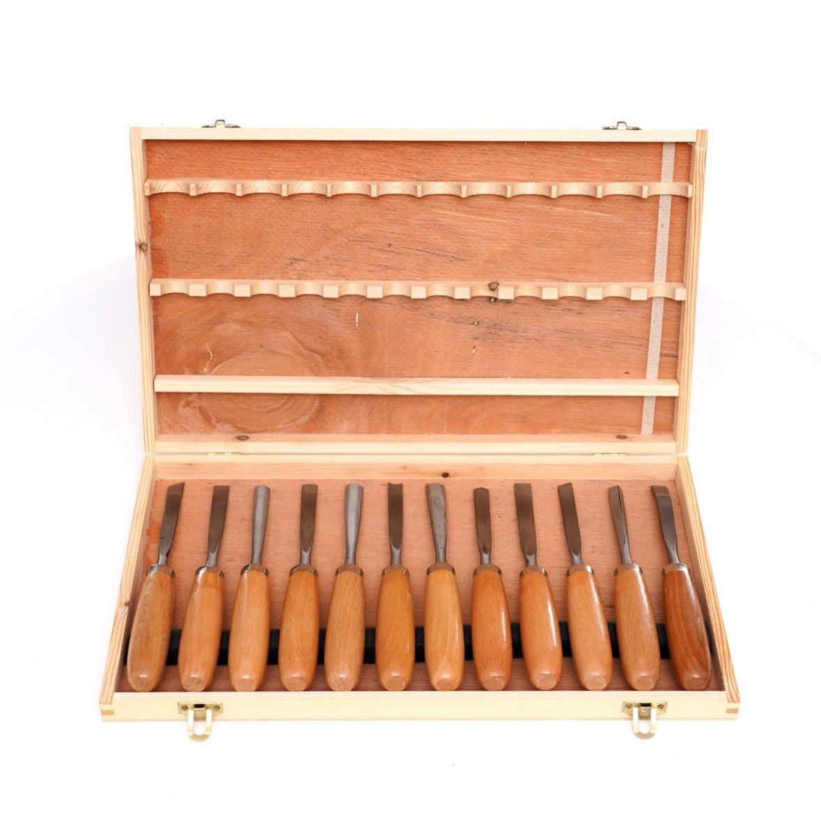 12tlg Schnitzbeitel Set Schnitzen Werksttt Holzarbeiten Holz