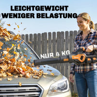 Akku-Laubsauger 20V Kabellos Laubbläser Gartenpflege