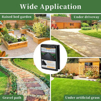 2x Unkrautvlies 50m Gartenvlies UV-stabilisiert Gartenzubehör Vlies