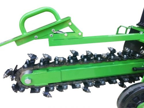 Grabenfräse Kabelfräse 14PS Benzinmotor Fräse Hacke 420ccm