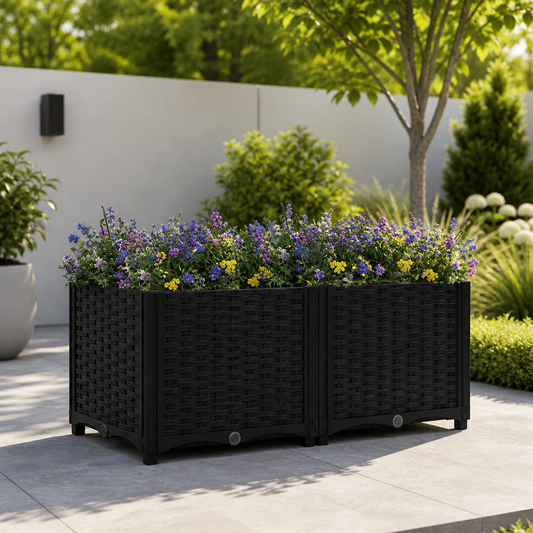 Hochbeet Gartenbeet Frühbeet 
Pflanzenbeet