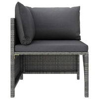 12tlg Gartenlounge Set Gartenmöbel Rattan Kissen Sitzecke