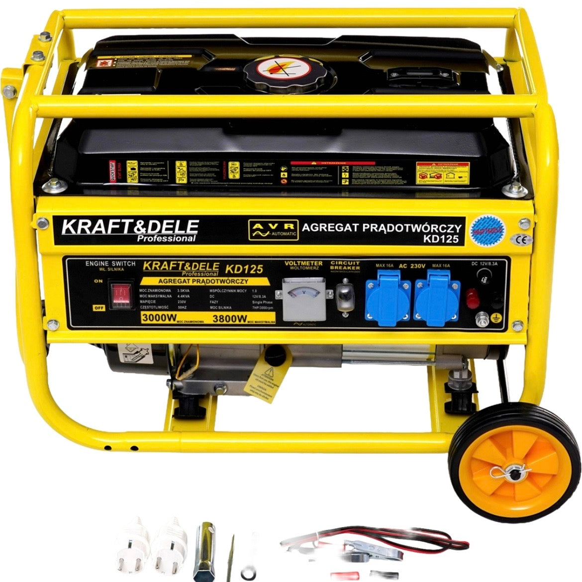 Stromgenerator 3,8 kW Benzin 230V Notstromaggregat Generator