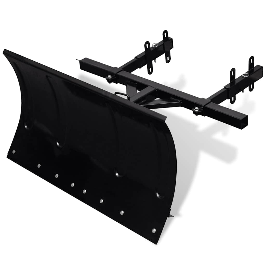 Schneeschild 80x44cm Stahl 15kg Schneefraese 5 Winkel Einstellbar