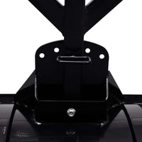Schneeschild 80x44cm Stahl 15kg Schneefraese 5 Winkel Einstellbar